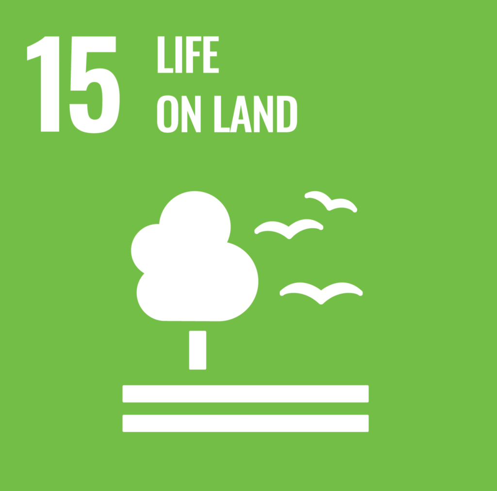 The UN's Goal for sustainable development 15: Life on Land.